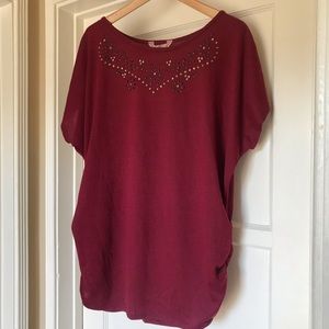 Sequins Knit Blouse